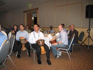 Transfield Corporate Event Drumming Interactive FUN Coogee Crowne Plaza